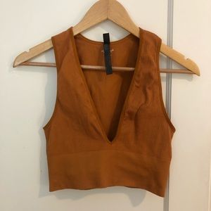 UO Out From Under Hailey Seamless Tank - Brass